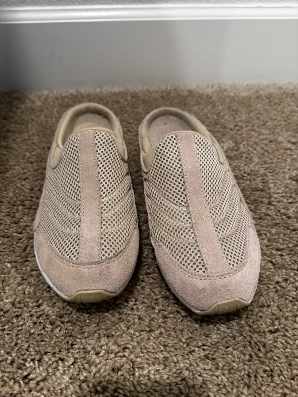 Easy Spirit Beige Slip-On Sneakers